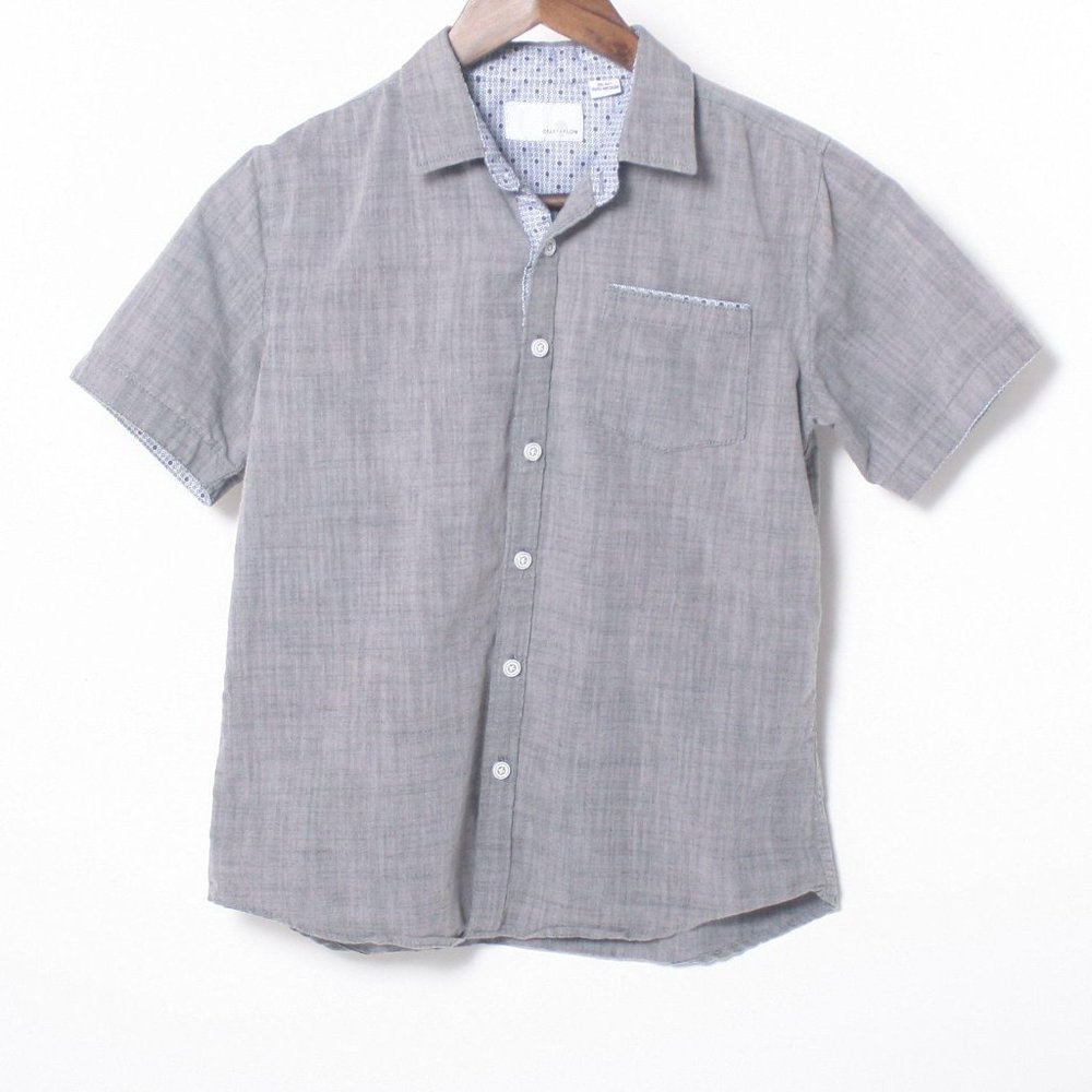 Craft + Flow button up boys shirt Big Boy 10/12
